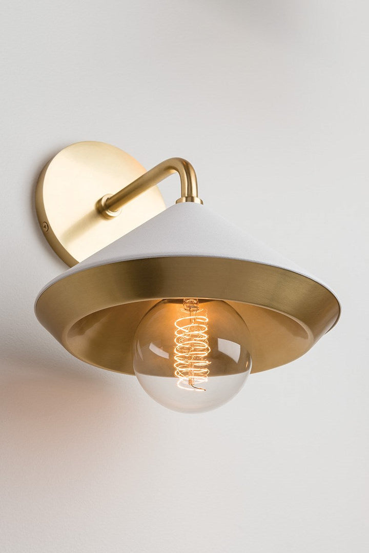 Marnie Wall Sconce - Aged Brass/Dusk Black