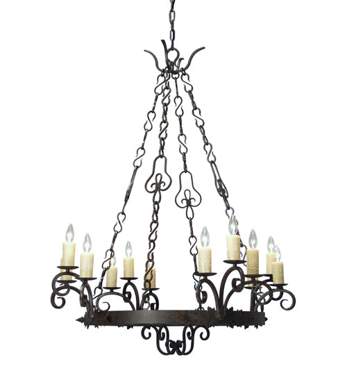 42" Wide Clarinda 12 Light Chandelier