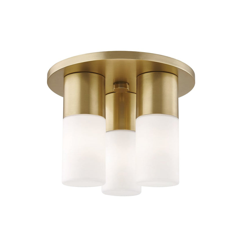 Lola Flush Mount - Aged Brass