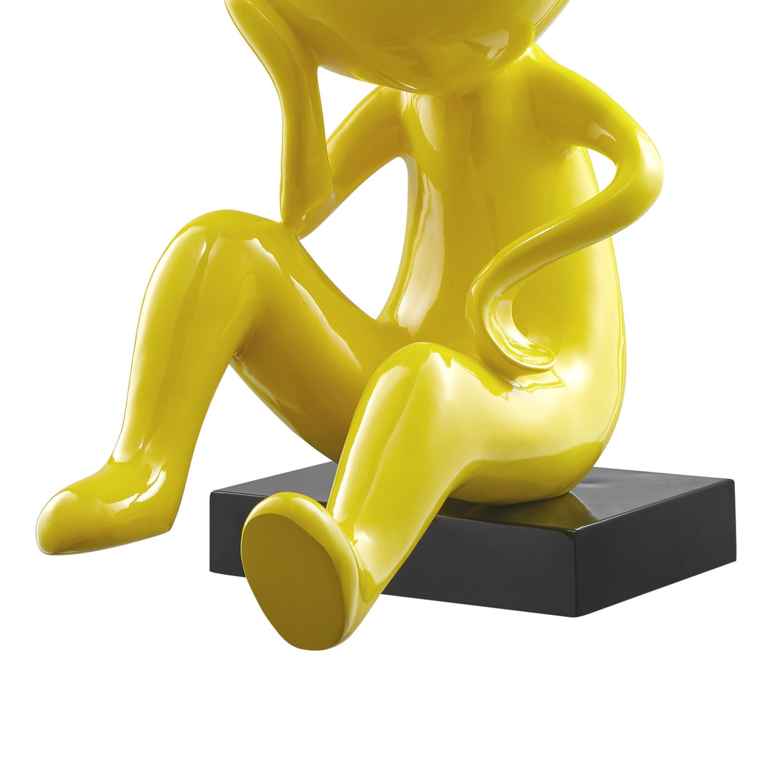 Giallo Thinker Sculpture