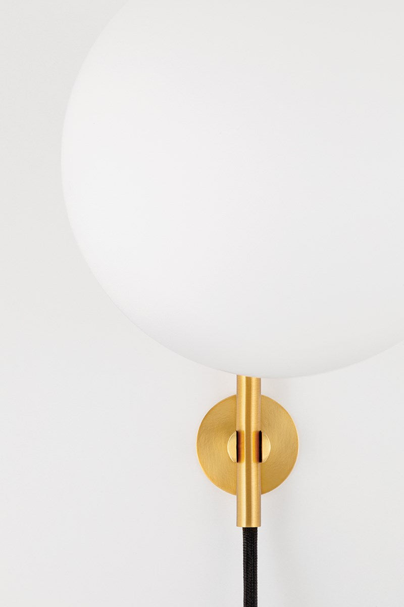 Gina Wall Sconce - Aged Brass