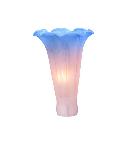 3"W X 5"H Pink/Blue Lily Shade