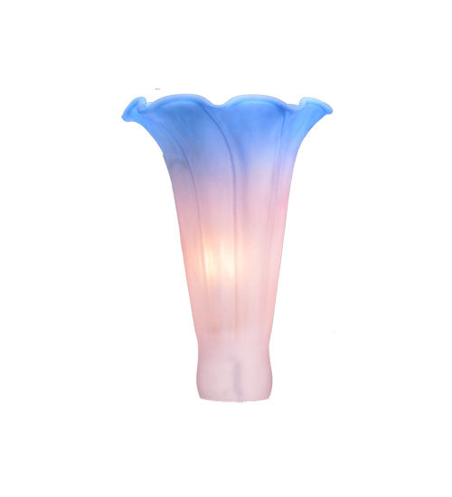 3"W X 5"H Pink/Blue Lily Shade