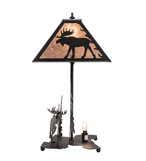 21" High Moose On The Loose Table Lamp