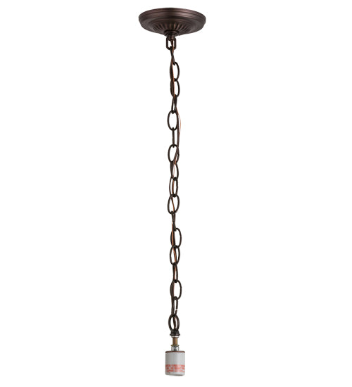 5"W Mahogany Bronze 1 Lt Pendant Hardware