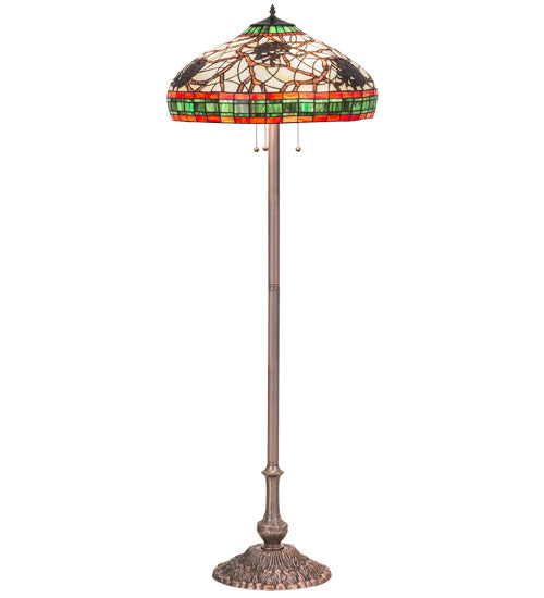 61" High Pinecone Floor Lamp