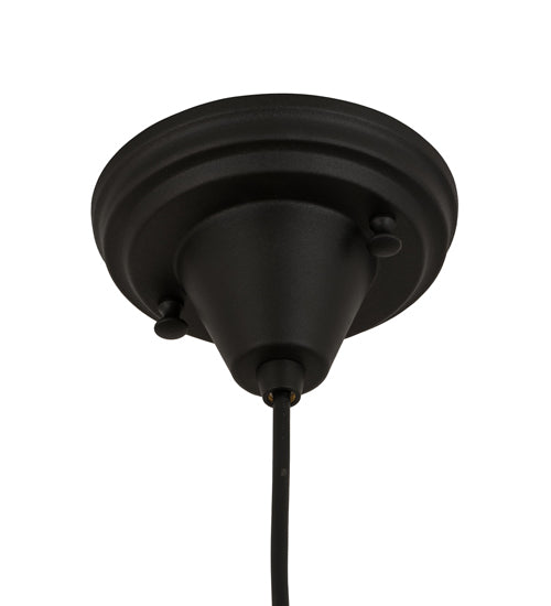 5"W Textured Black 1 Lt Pendant Hardware