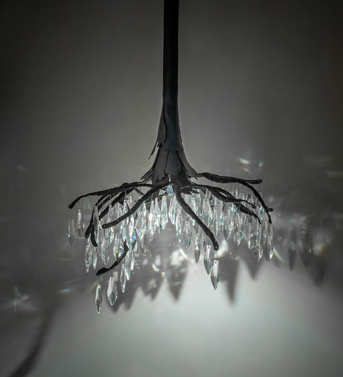 22"W Winter At Stillwater Chandelier