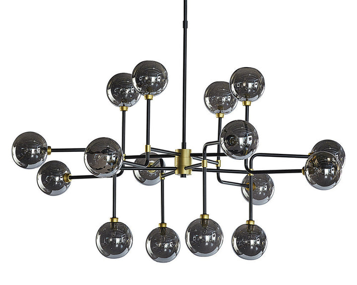 Deimos Chandelier - Large - Smoke Grey