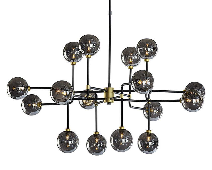 Deimos Chandelier - Large - Smoke Grey