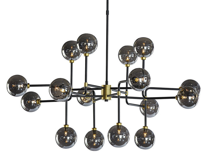 Deimos Chandelier - Large - Smoke Grey