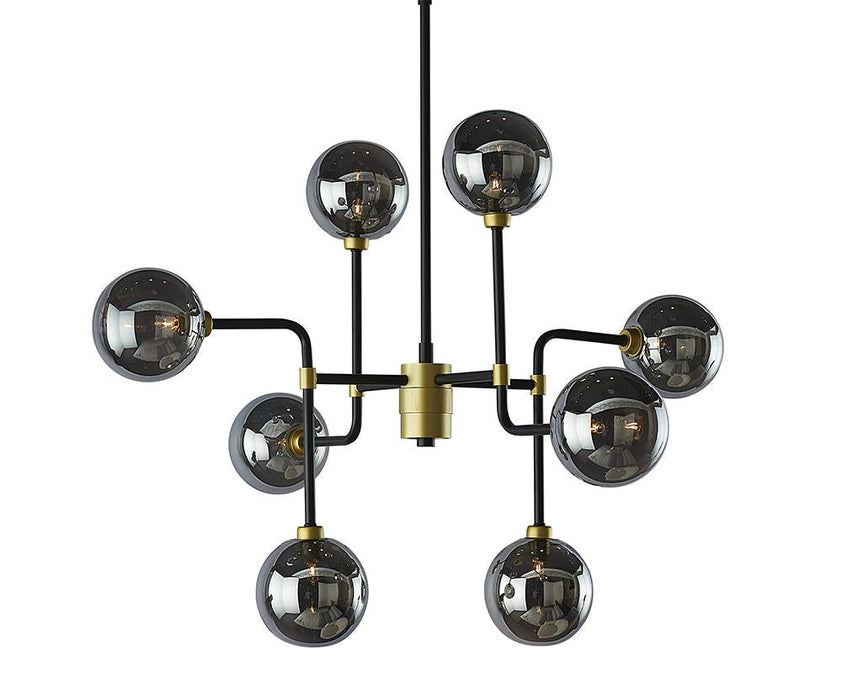 Deimos Chandelier - Small - Smoke Grey