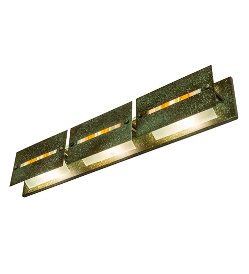 36" Wide Moss Creek Stepping Stone 3 Light Vanity Light