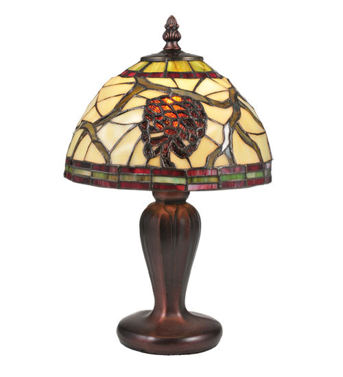 13" High Pinecone Mini Lamp