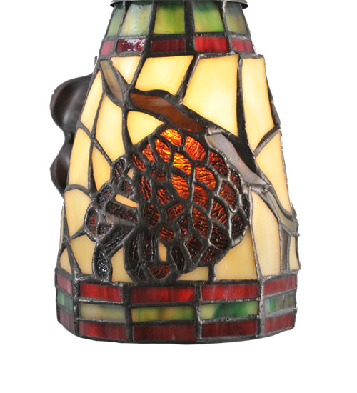 6" Wide Pinecone Wall Sconce