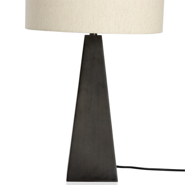 Leander Table Lamp-Pewter