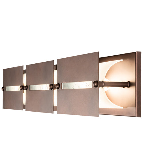 36" Wide Moss Creekside 3 Light Vanity Light