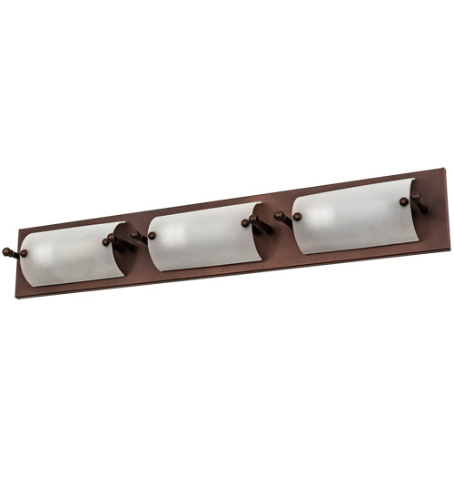 36" Wide Moss Creekside 3 Light Vanity Light