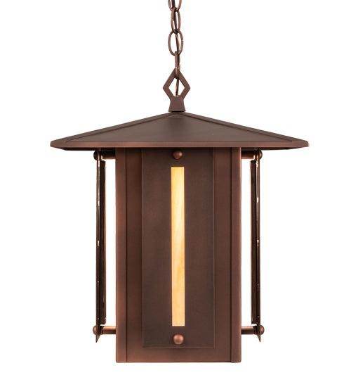 14" Square Moss Creek Horizon Lantern Pendant