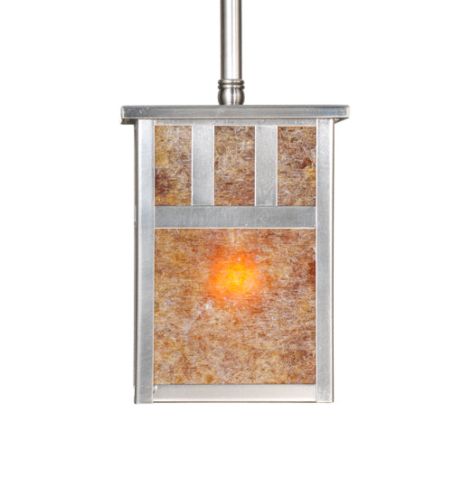 36"L Double Bar Mission 4 Lt Island Pendant