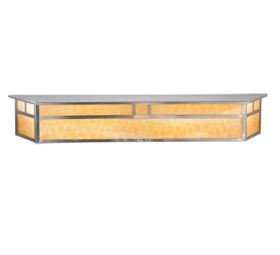 38"W Hyde Park Double Bar Mission Vanity Light