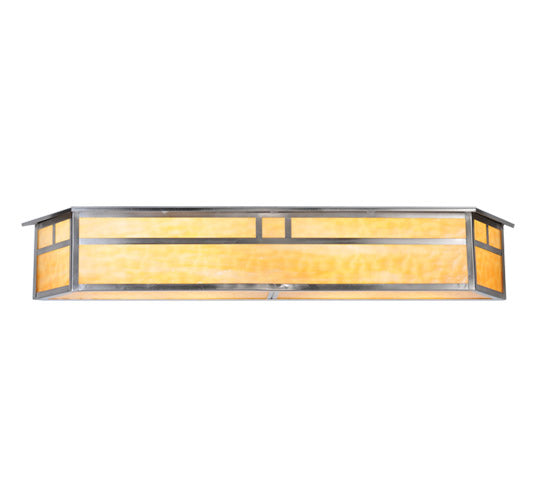 38"W Hyde Park Double Bar Mission Vanity Light