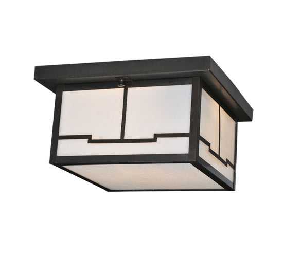 12" Square Hyde Park Valley View Flushmount