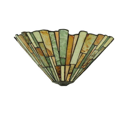 13"W Delta Jadestone Wall Sconce