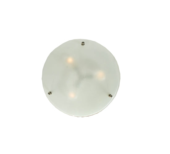 20"W Metro Fusion Deco Ball Frosted Inverted Pendant