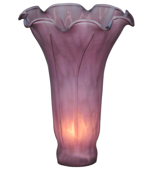 4" Wide X 6" High Lavender Pond Lily Shade