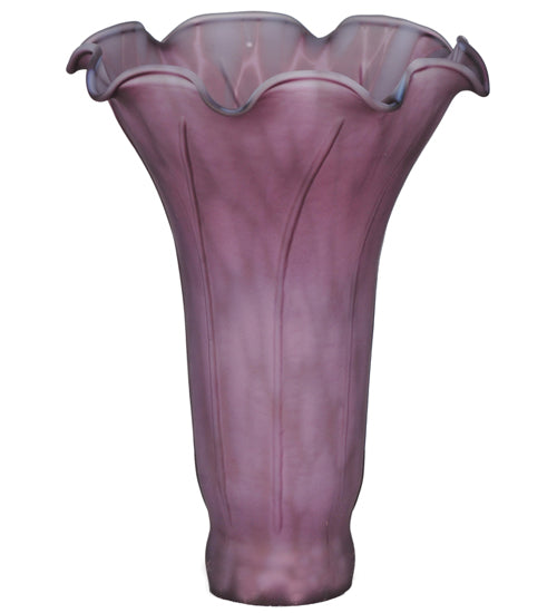 4" Wide X 6" High Lavender Pond Lily Shade