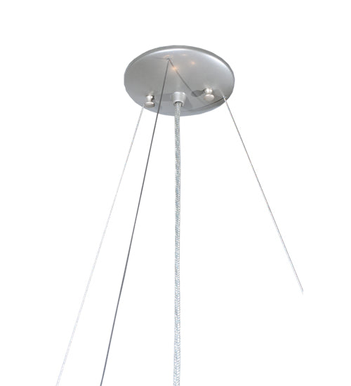 24"W Metro Fusion Azul Inverted Pendant