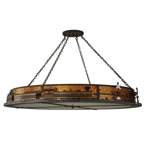 72"W Train Inverted Pendant