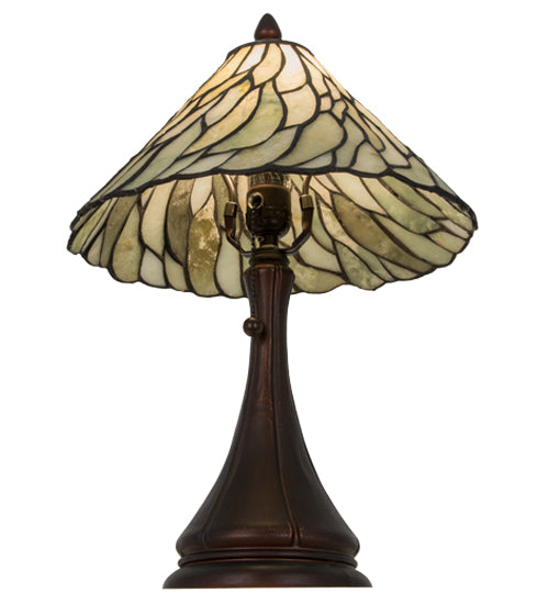 18"H Willow Jadestone Table Lamp