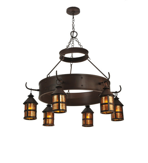 48" Wide Aberdeen 6 Light Chandelier