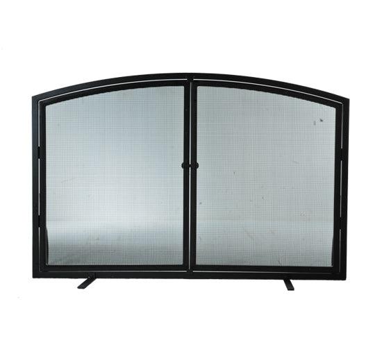 50"W X 33"H Prime Operable Door Arched Fireplace Screen