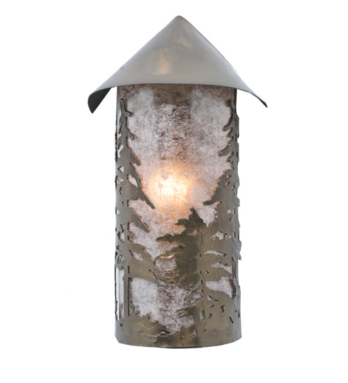 8.5" Wide Tall Pines Wall Sconce