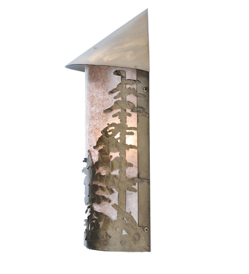 8.5" Wide Tall Pines Wall Sconce