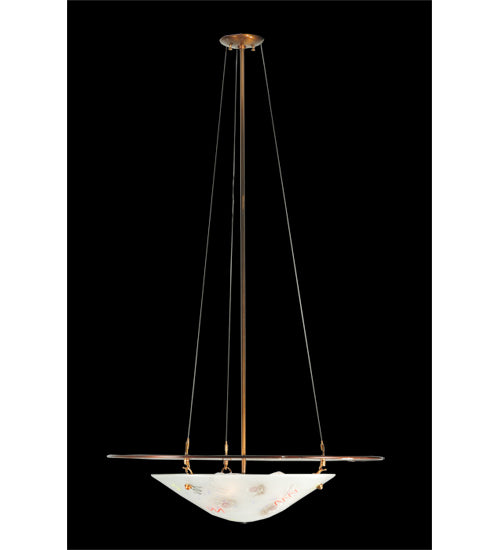 31"W Metro Fusion Super Nova Inverted Pendant