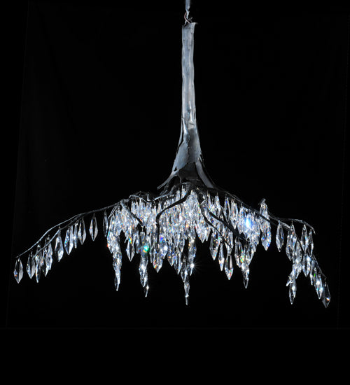 32"W Winter At Stillwater Chandelier