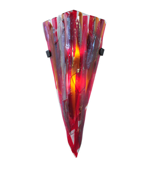 8"W Metro Fusion Lava Wall Sconce