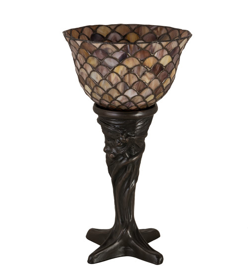 14" High Tiffany Fishscale Mini Lamp