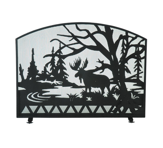 54"W X 42"H Moose Creek Fireplace Screen