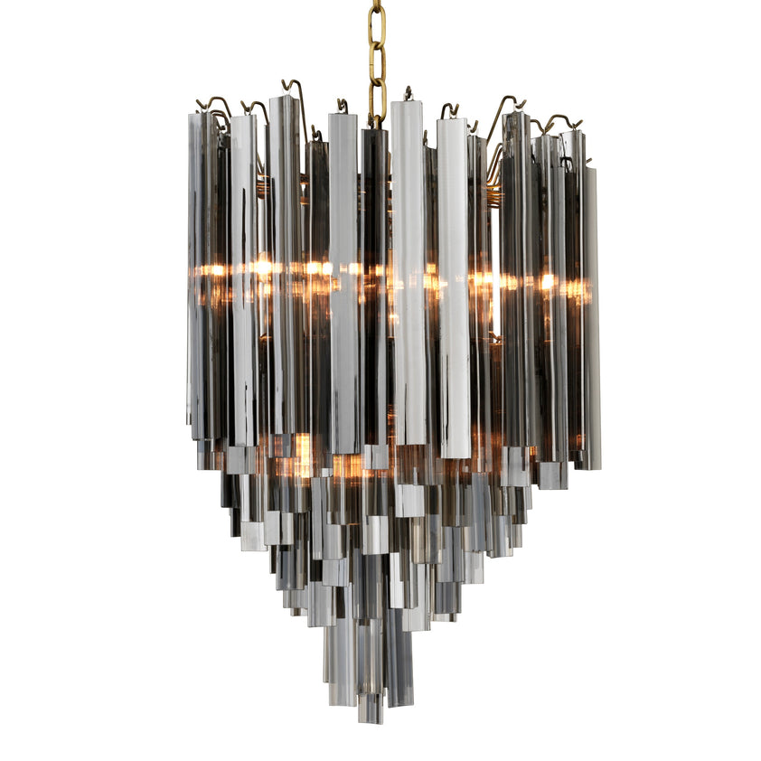 Chandelier Salerno Smoked Glass