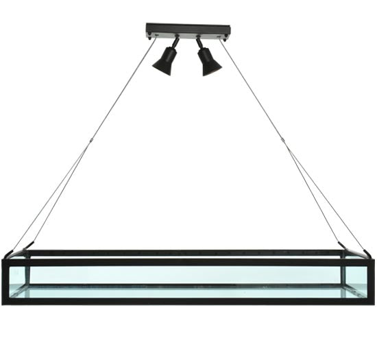 49"L Plateau Oblong Inverted Pendant