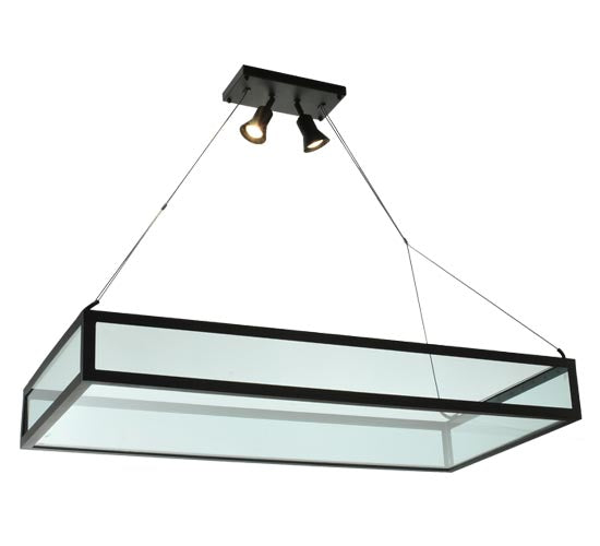 49"L Plateau Oblong Inverted Pendant