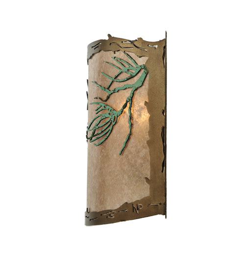 12"W Balsam Pine Wall Sconce