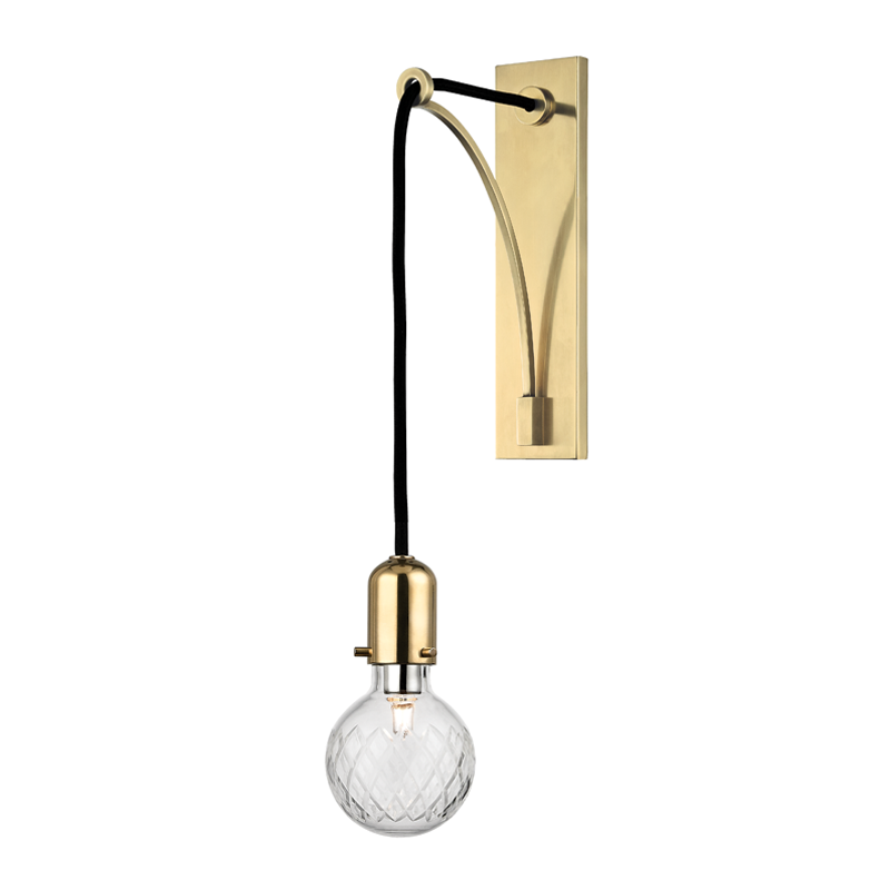 Marlow Wall Sconce - Aged Brass