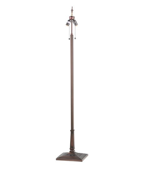 60" High Fox Hunt Floor Lamp