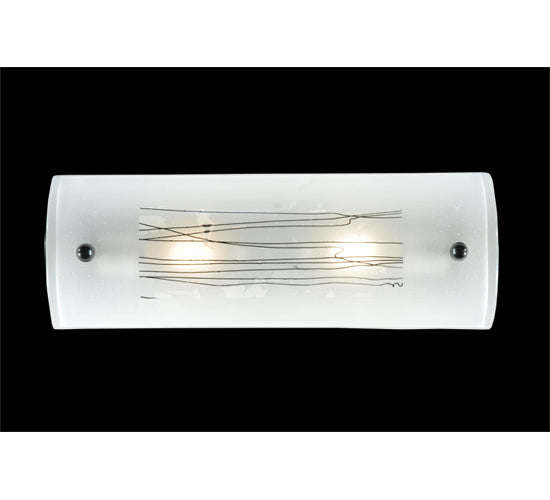 18"W Metro Fusion Twigs Glass Vanity Light